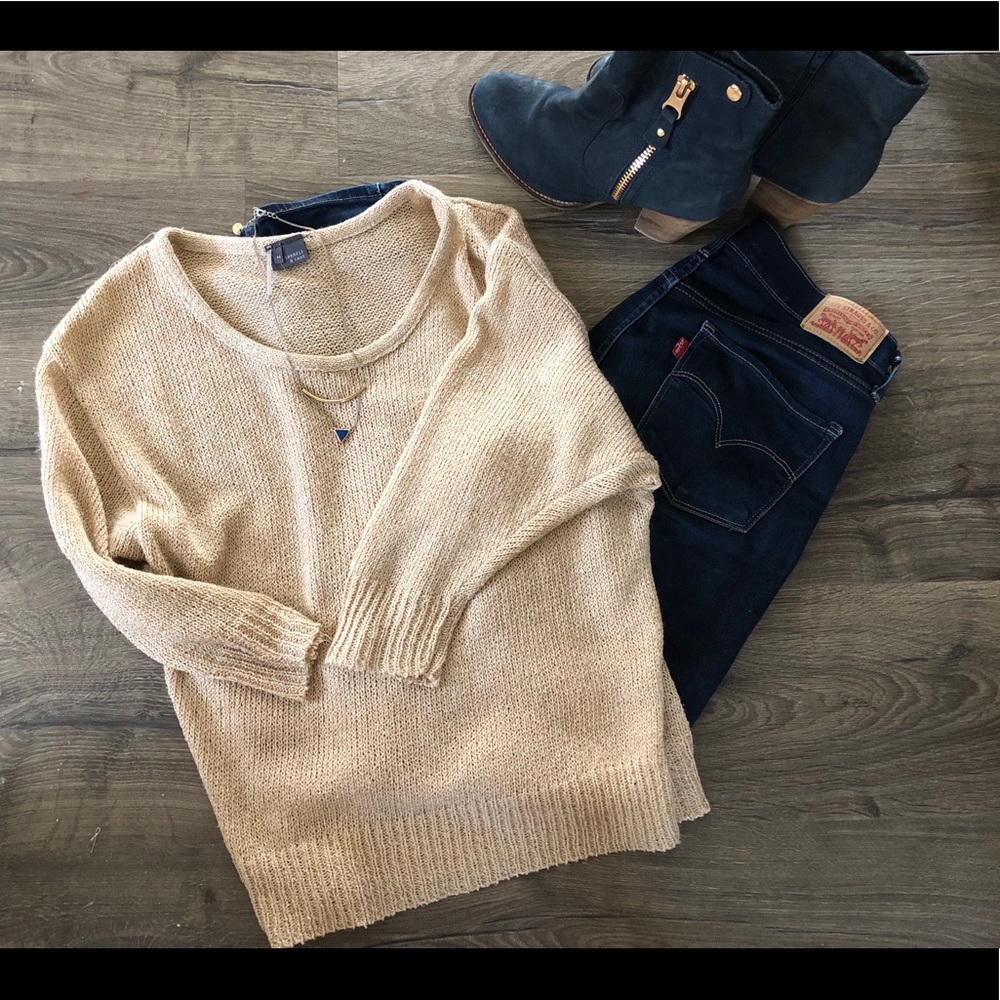 5/$30 UO Sparkle and fade 3/4 sweater